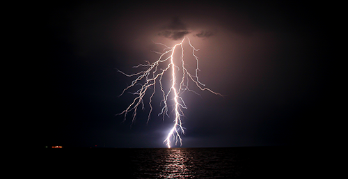 Lighting in Kingsville, Ontario, Canada